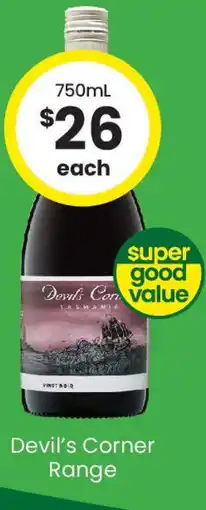 The Bottle O Devil's Corner Range offer