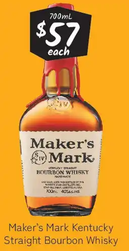 Cellarbrations Maker's Mark Kentucky Straight Bourbon Whisky offer