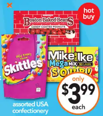 Cheap as Chips assorted USA confectionery offer