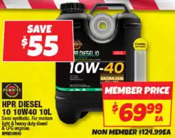 Autobarn HPR DIESEL 10 10W40 10L offer