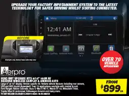 Autobarn HEAD UNIT UPGRADE KITS 9/10" 160W AV RECEIVER WIRELESS CARPLAY & ANDROID AUTO offer