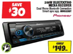 Autobarn 200W BLUETOOTH MEDIA RECEIVER offer
