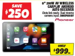 Autobarn 9" 200W AV WIRELESS CARPLAY ANDROID AUTO RECEIVER offer