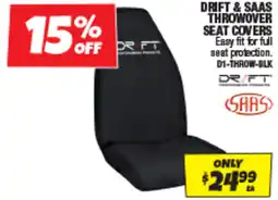 Autobarn DRIFT & SAAS THROWOVER SEAT COVERS offer