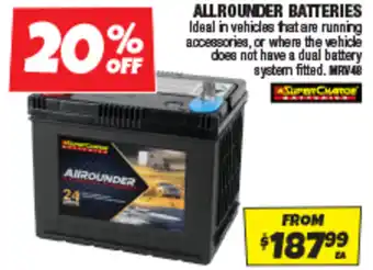 Autobarn ALLROUNDER BATTERIES offer