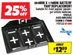 Autobarn 280MM X 178MM BATTERY TRAY REPLACEMENT offer