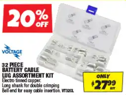 Autobarn 32 PIECE BATTERY CABLE LUG ASSORTMENT KIT offer
