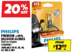 Autobarn PHILIPS PREMIUM +30% HALOGEN GLOBES offer