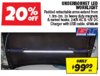 Autobarn UNDERBONNET LED WORKLIGHT offer