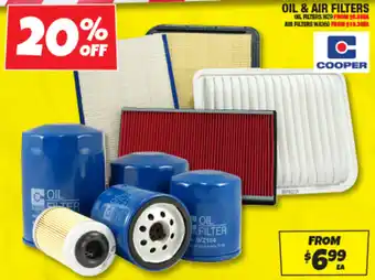 Autobarn OIL & AIR FILTERS offer