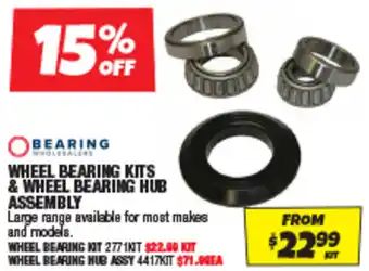 Autobarn WHEEL BEARING KITS & WHEEL BEARING HUB ASSEMBLY offer