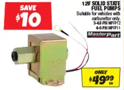 Autobarn 12V SOLID STATE FUEL PUMPS offer