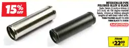 Autobarn INTERCOOLER PIPE POLISHED ALLOY & BLACK offer