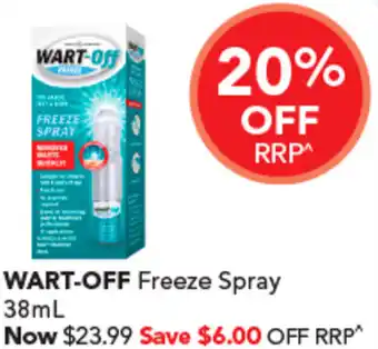 Amcal Pharmacies WART-OFF Freeze Spray 38mL offer
