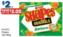 Foodland Arnott's Shapes 130-190g offer