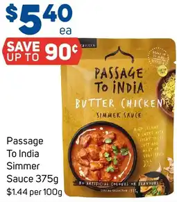 Foodland Passage To India Simmer Sauce 375g offer