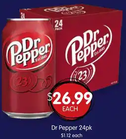 Spudshed Dr Pepper 24pk offer