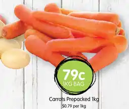 Spudshed Carrots Prepacked 1kg offer
