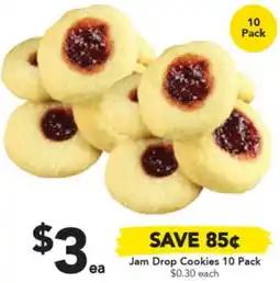 Drakes Jam Drop Cookies 10 Pack offer