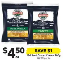 Drakes Mainland Grated Cheese 200g offer