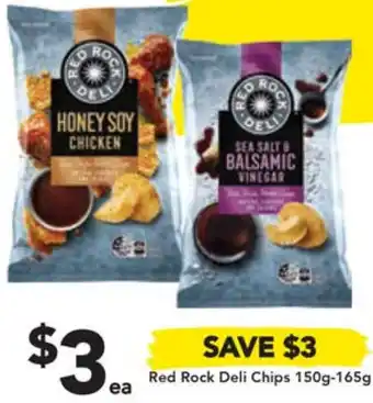 Drakes Red Rock Deli Chips 150g-165g offer