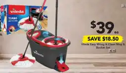 Drakes Vileda Easy Wring & Clean Mop & Bucket Set offer