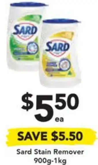 Drakes Sard Stain Remover 900g-1kg offer