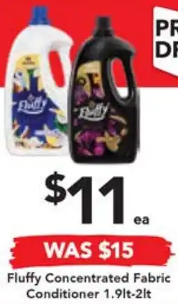 Drakes Fluffy Concentrated Fabric Conditioner 1.9lt-2lt offer