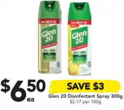 Glen 20 Disinfectant Spray 300g
