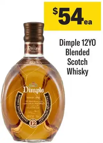Liquorland Dimple 12YO Blended Scotch Whisky offer
