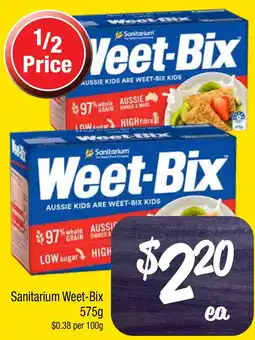Farmer Jack's Sanitarium Weet-Bix offer