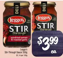 Farmer Jack's Leggo's Stir-Through Sauce 350g offer