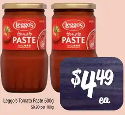Farmer Jack's Leggo's Tomato Paste 500g offer