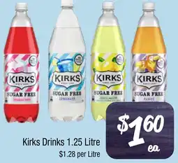 Farmer Jack's Kirks Drinks 1.25 Litre offer