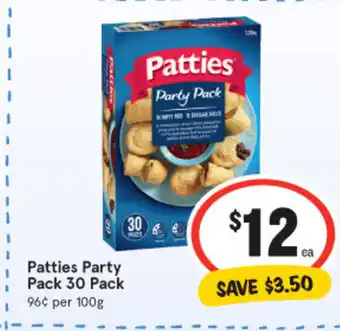 IGA Patties Party Pack 30 Pack offer