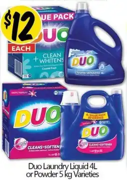 Not Quite Right Duo Laundry Liquid 4L or Powder 5 kg offer