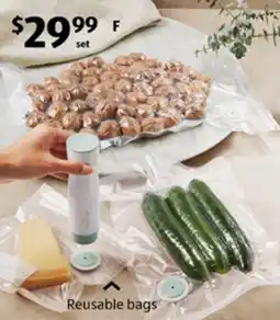 ALDI Vacuum Pump Storage Bag Set offer