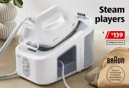 ALDI Braun Carestyle 3 Premium Steam Station offer