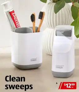 ALDI Joseph Joseph Compact Soap Pump or EasyStore Toothbrush Caddy offer