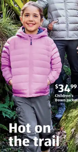 ALDI Children's Down Jacket offer