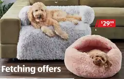 ALDI Pet Sofa or Cave Bed offer
