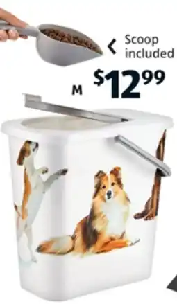 ALDI Pet Food Container Scoop included offer