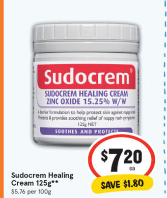 Sudocrem Healing Cream 125g