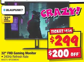 JB Hi-Fi 32" FHD Gaming Monitor offer