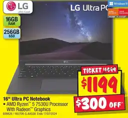LG 16" Ultra PC Notebook