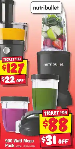 JB Hi-Fi nutribullet 900 Watt Mega OFF offer