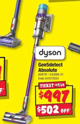 JB Hi-Fi dyson Gen5detect Absolute offer