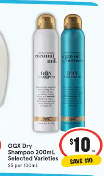 IGA OGX Shampoo 200ml offer