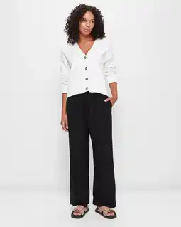 Spun Twill Culotte Pants