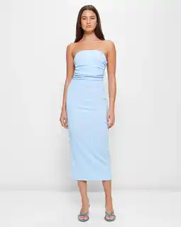 Target Crinkle Gathered Side Tube Dress - Lily Loves offer